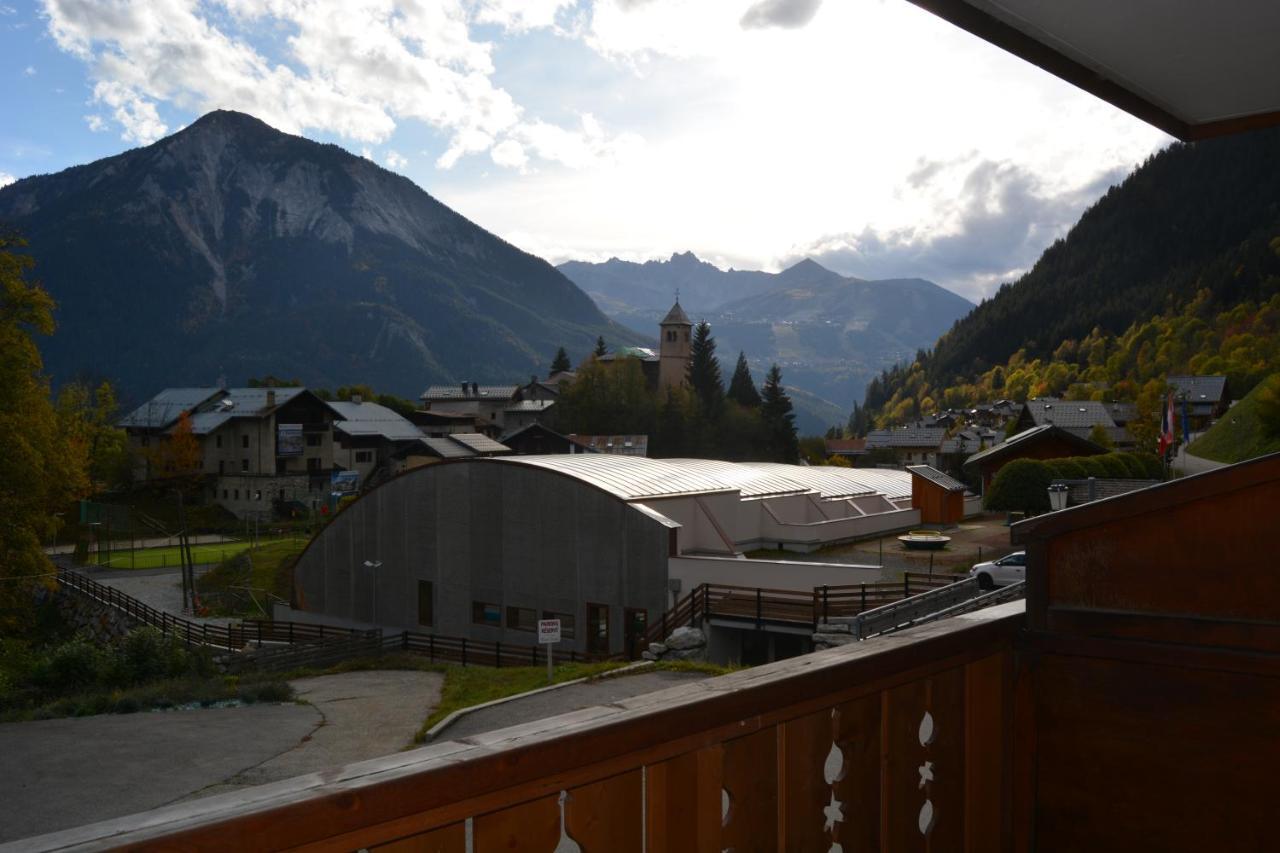 joli studio exposé sud avec terrasse Apartamento La Plagne Exterior foto